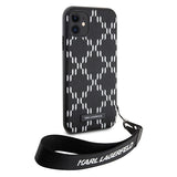 Karl Lagerfeld KLHCN61SAKLMBSK iPhone 11 / Xr 6.1" black/black hardcase Monogram Losange Saffiano