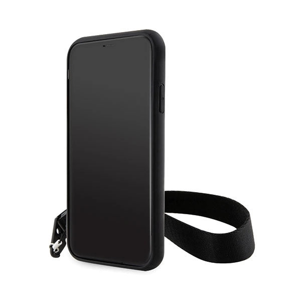 Karl Lagerfeld KLHCN61SAKLMBSK iPhone 11 / Xr 6.1" black/black hardcase Monogram Losange Saffiano