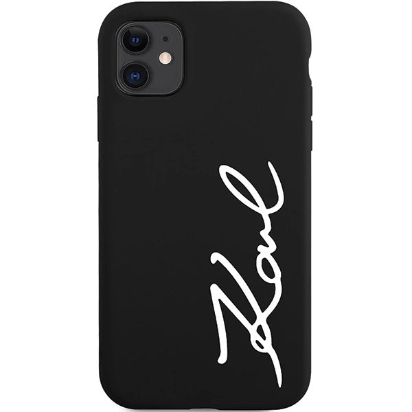 Karl Lagerfeld KLHCN61SKSVGK iPhone 11 / Xr 6.1" black/black hardcase Silicone Signature