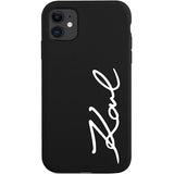 Karl Lagerfeld KLHCN61SKSVGK iPhone 11 / Xr 6.1" black/black hardcase Silicone Signature