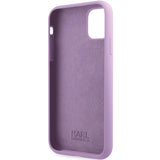 Karl Lagerfeld KLHCN61SKSVGU iPhone 11 / Xr 6.1" purple/purple hardcase Silicone Signature