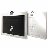 Karl Lagerfeld Saffiano Karl&Choupette case for a 16" laptop - black