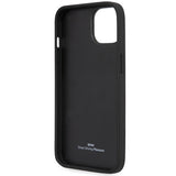 Case BMW BMHCP14S22RQDK iPhone 14 6,1" sort/sort Ledret Quilted