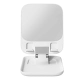 Baseus BS- HP009 Seashell- serie sammenklappelig tabletstativ - hvid
