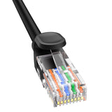 Baseus High Speed Cat 5 RJ-45 1000Mb/s Ethernet kabel 8m rund - sort