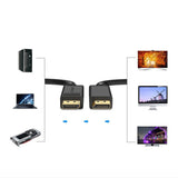 Ugreen DP102 10244 DisplayPort 1.2 4K / DisplayPort 1.2 4K Kabel 1 m - sort