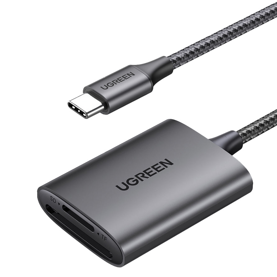Ugreen CM401 USB C 5Gb/s SD/TF Card Reader - Grå