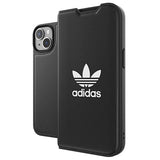 Adidas OR Booklet Case BASIC iPhone 14 6.1" black/black white 50181