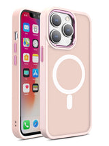 Magnetisk farve Matte Case til iPhone 15 Pro Max - pink