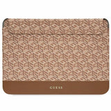 Guess GCube Stripes case for a 14" laptop - brown
