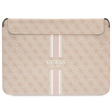 Guess 4G Printed Stripes cover for a 14" laptop - pink