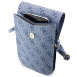 Guess handbag GUWBP4RPSB - blue 4G Stripes