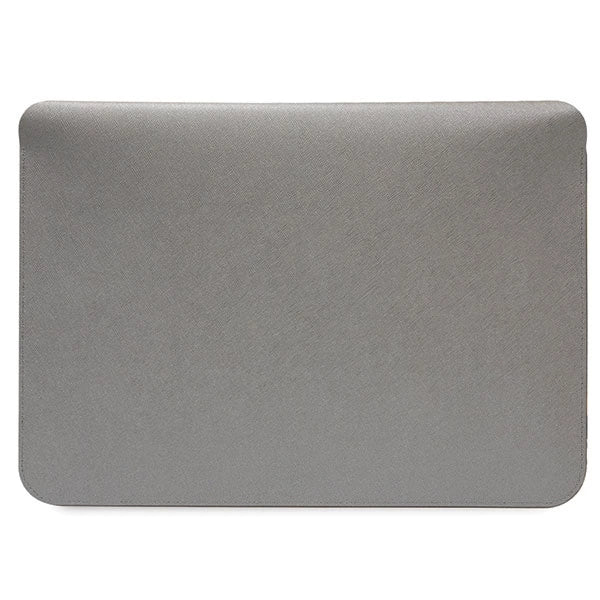 Karl Lagerfeld Saffiano Karl&Choupette case for a 16" laptop - silver