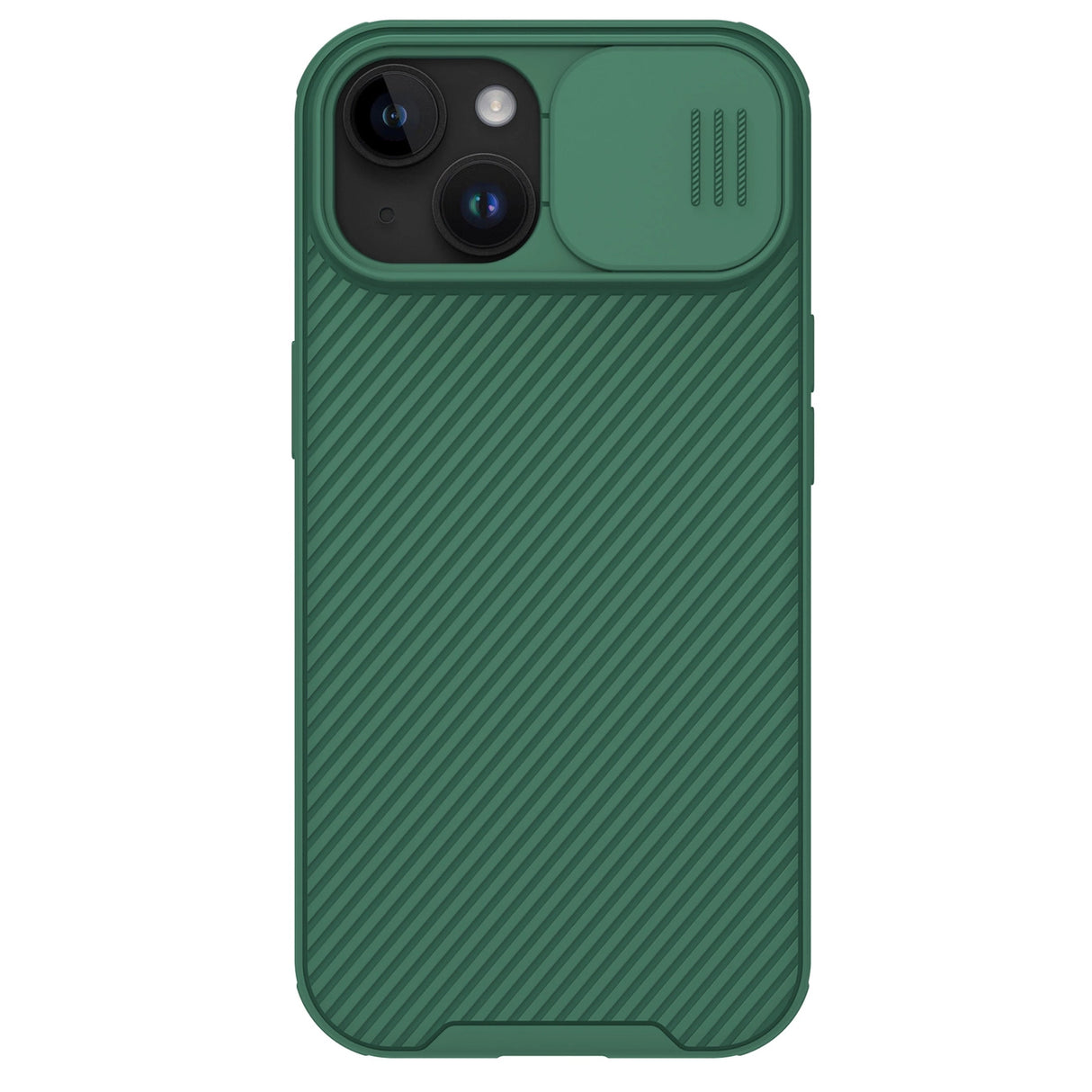 Nillkin CamShield Pro Magnetisk Case til iPhone 15 Plus med Kamerabeskytter - Grøn