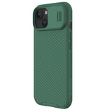 Nillkin CamShield Pro Magnetisk Case til iPhone 15 Plus med Kamerabeskytter - Grøn