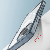 Nillkin Nature Pro pansret kuffert med MagSafe til iPhone 15 Plus - blå