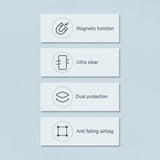 Nillkin Nature Pro pansret kuffert med MagSafe til iPhone 15 Plus - blå
