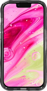 LAUT Crystal Matter - beskyttelsesfodral til iPhone 14 Plus, kompatibel med MagSafe (sort)