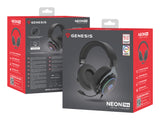 GENESIS Neon 764 Headset Ledningsført Spil USB Type-A Sort