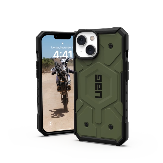 UAG Pathfinder MagSafe-hylster til iPhone 14 Plus - grønt