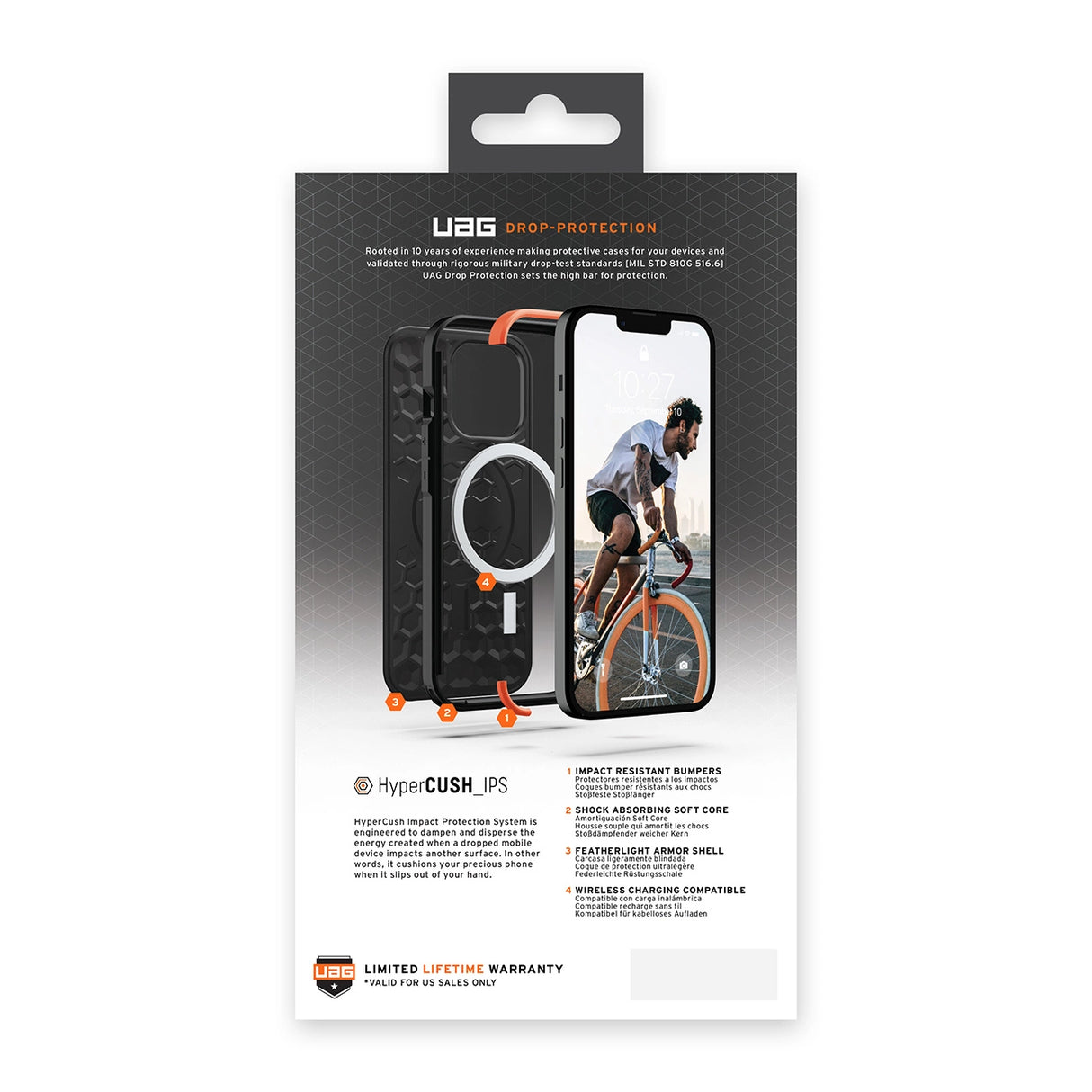 UAG Civilian MagSafe case til iPhone 14 Pro - mørkblå