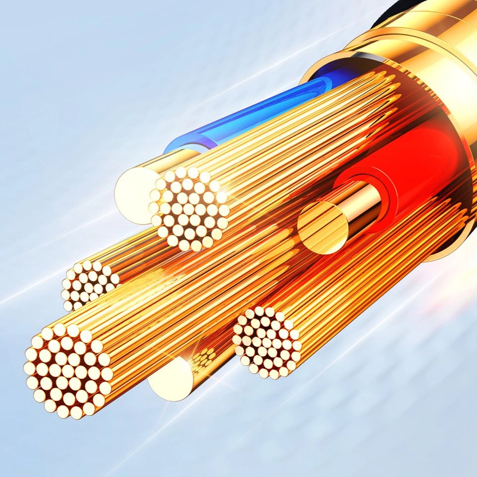 Joyroom Multi-Use Series S-A18 3in1 USB-A - Lightning / USB-C / micro USB-kabel 0,3m - sort