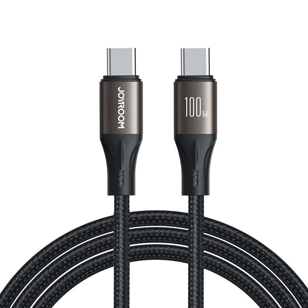 Joyroom Light-Speed Series S-A25 USB-C / USB-C kabel 100W 1,2m - sort
