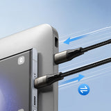Joyroom Light-Speed Series S-A25 USB-C / USB-C kabel 100W 1,2m - sort