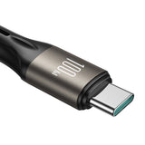 Joyroom Light-Speed Series S-A25 USB-C / USB-C kabel 100W 1,2m - sort