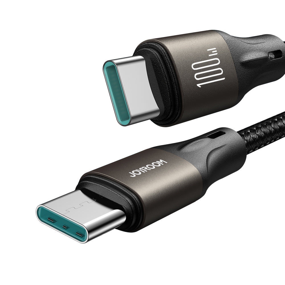 Joyroom Light-Speed Series S-A25 USB-C / USB-C kabel 100W 1,2m - sort