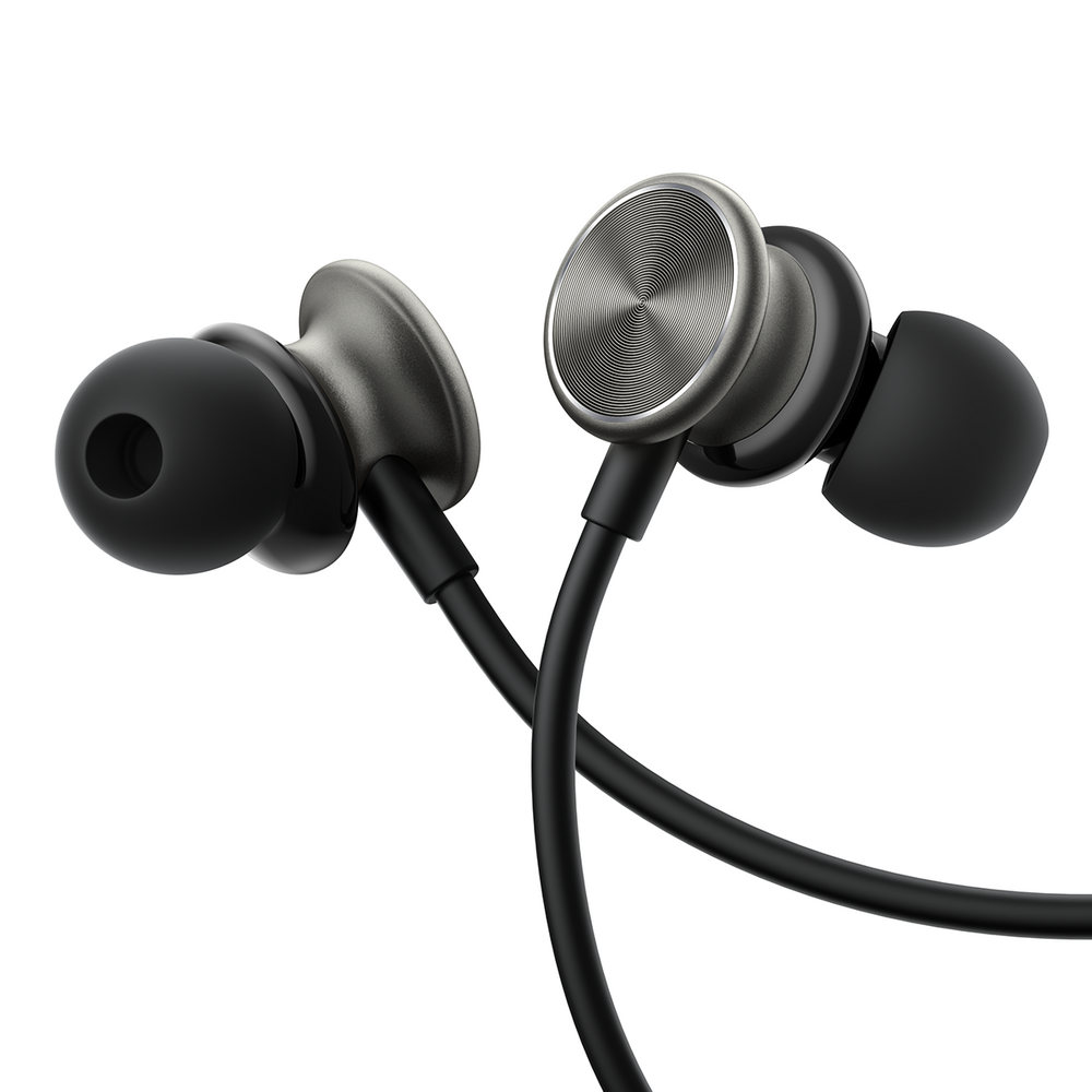 Joyroom Wired Series JR-EW03 trådbundne in-ear hovedtelefoner - mørkegrå