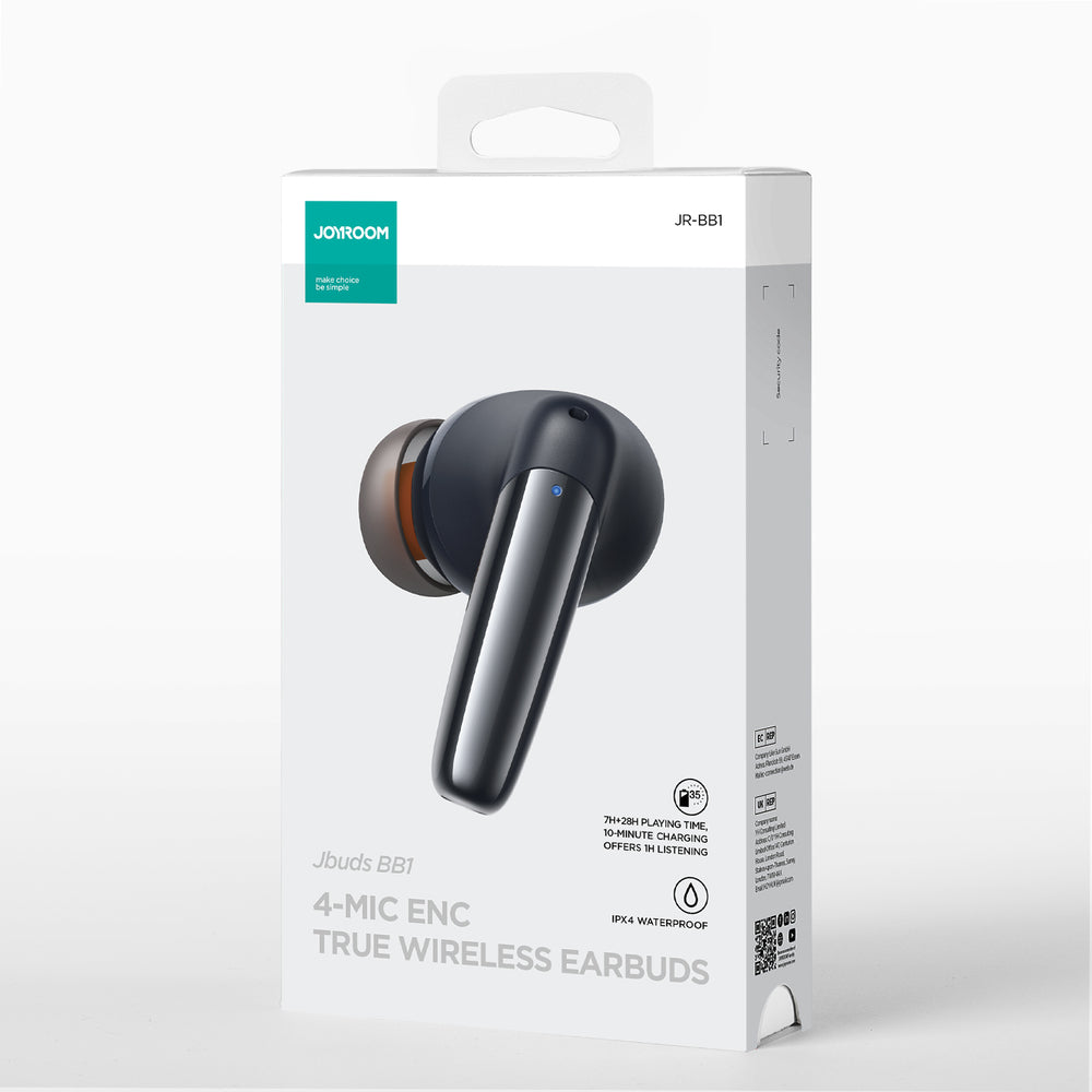 Joyroom Jbuds serie JR-BB1 TWS trådløse hovedtelefoner - sort
