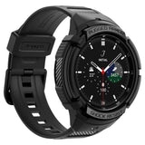 Spigen Rugged Armor Pro Case med rem til Samsung Galaxy Watch 6 Classic (47 mm) - sort