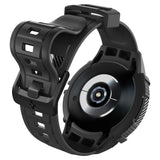 Spigen Rugged Armor Pro Case med rem til Samsung Galaxy Watch 6 Classic (47 mm) - sort