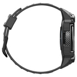 Spigen Rugged Armor Pro Case med rem til Samsung Galaxy Watch 6 Classic (47 mm) - sort