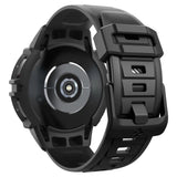 Spigen Rugged Armor Pro Case med rem til Samsung Galaxy Watch 6 Classic (47 mm) - sort