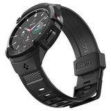 Spigen Rugged Armor Pro Case med rem til Samsung Galaxy Watch 6 Classic (47 mm) - sort