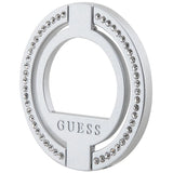 Guess MagSafe Ring Rhinestone holder - sølv