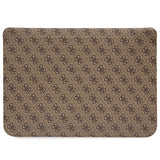 Guess 4G Printed Stripes cover for a 16" laptop - brown