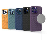 MagSafe Woven Case til iPhone 15 Pro - lilla