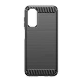 Fleksible carbon mønster tilfælde for Samsung Galaxy M14 Carbon Case - sort