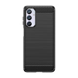 Fleksibelt carbonmønster for Samsung Galaxy M54 Carbon Case - sort