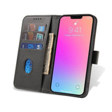 Magnet Case with flap and wallet for Samsung S23 FE - black