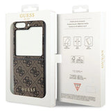 Guess 4G Charms Collection case til Samsung Galaxy Z Flip 5 - brun