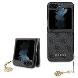 Guess 4G Charms Collection case til Samsung Galaxy Z Flip 5 - grå