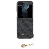 Guess 4G Charms Collection case til Samsung Galaxy Z Flip 5 - grå