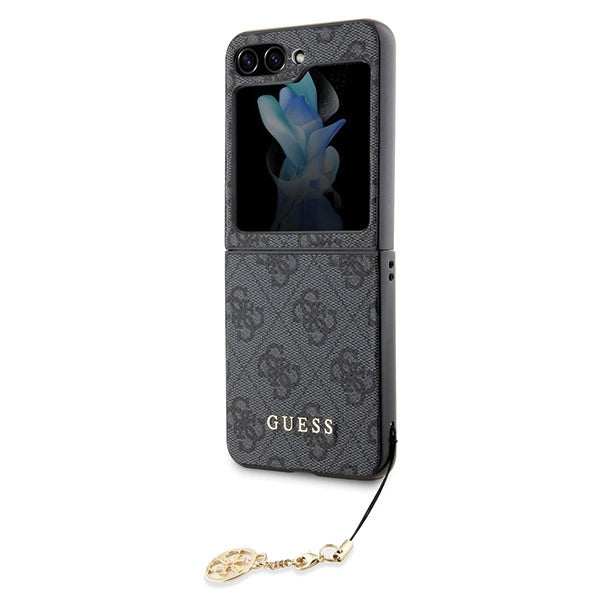 Guess 4G Charms Collection case til Samsung Galaxy Z Flip 5 - grå