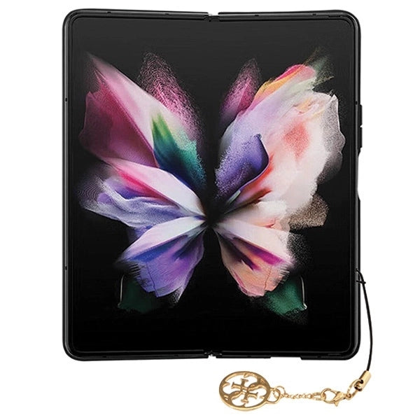 Guess GUHCZFD5GF4GGR F946 Z Fold5 gray/gray hardcase 4G Charms Collection