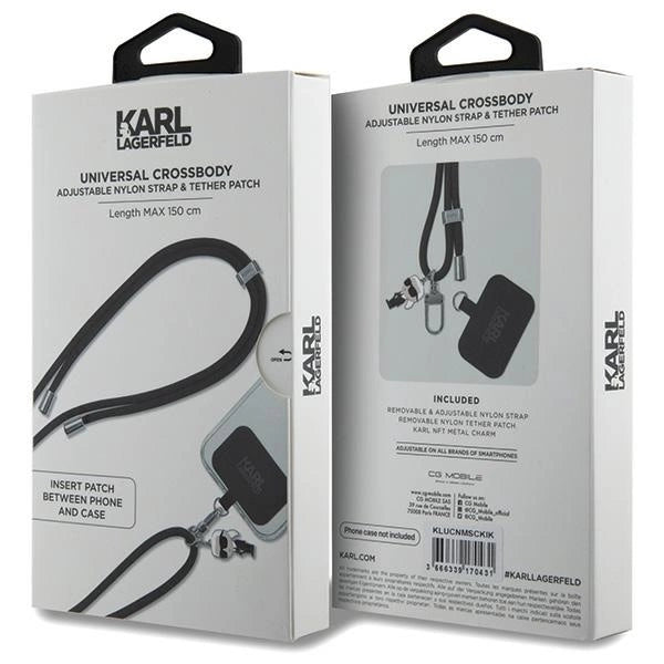Karl Lagerfeld KLUCNMSCKIK Universal CBDY Cord case - black