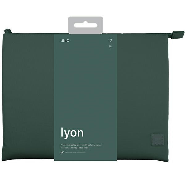 Uniq Lyon Waterproof RPET case til en 14" laptop - grøn